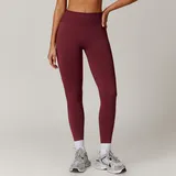 SL7655-7 · Cherry Red Cherry Red Running Women's Seamless Yoga Leggings Tummy Control Fitted