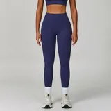 SL7790-5 · Navy Blue Navy Blue Women's Seamless Yoga Leggings Running Butt Lifting Slimming