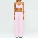 SS5529-1 · Falling Blossom Pink Falling Blossom Pink Women's Fitness Backless Running Yoga Activewear Set Fitted