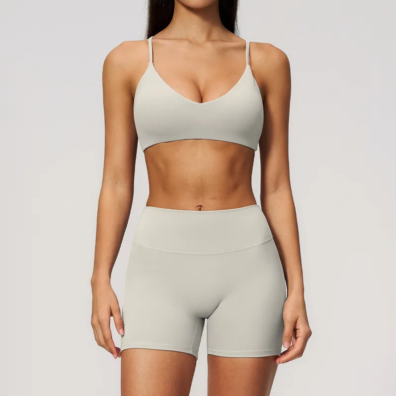 Women's Pilates Yoga Activewear Set 2 Piece Backless