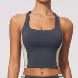 TT2567-1 · Pencil Grey Pencil Grey Women's Running Sleeveless Tank Top Bare Feel Stretch