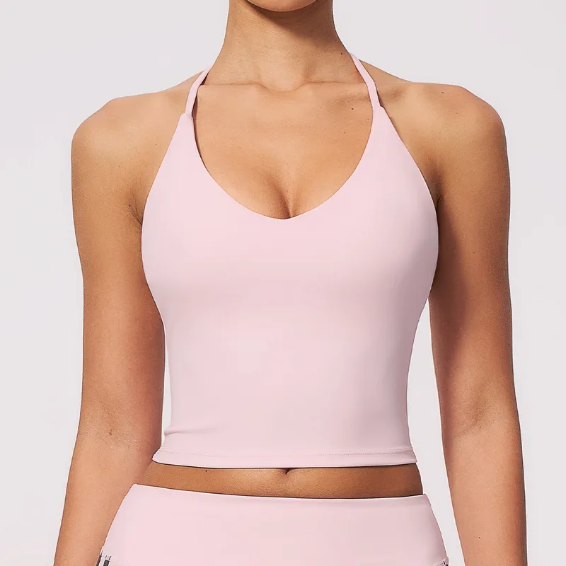 Slimming Yoga Women's Sleeveless Tank Top V Neck