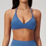 Azure Women's Seamless Backless Supportive Bra Halter Neck Fitted