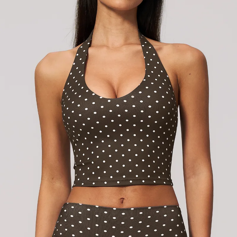Women's Pilates Sleeveless Tank Top Deep V Backless
