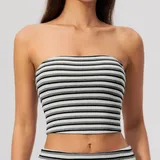 Ink White Backless Yoga Women's Sleeveless Tank Top Slimming Fitted