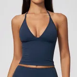 TT5575-3 · Badge Blue Badge Blue Women's Yoga Sleeveless Tank Top Deep V Backless