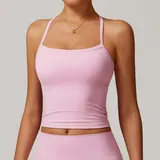 TT8519-7 · Sakra Pink Sakra Pink Brushed Running Women's Sleeveless Workout Tank Top Backless