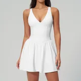 TT9582-1 · Swan White Swan White Women's Sleeveless Tank Top Fitness Outdoor Strappy Fitted