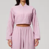 Lilac Women's Yoga Stand Collar Jacket UV Protection Cooling