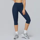WS3127-3 · Badge Blue Badge Blue Women's Slimming Running Yoga Workout Shorts Brushed Fitted