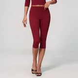 WS5529-10 · Cherry Red Cherry Red Women's Running Yoga Workout Shorts Brushed Slimming Fitted