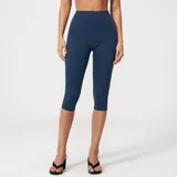 Badge Blue Women's Running Yoga Workout Shorts Brushed Slimming Fitted