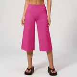 WS5555-1 · Millennial Pink Millennial Pink Women's Brushed Yoga Workout Shorts High Waist Relaxed