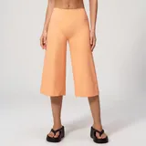 WS5555-12 · Warm Orange Warm Orange Women's Brushed Yoga Workout Shorts High Waist Relaxed