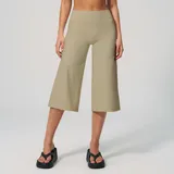 WS5555-2 · Warm Khaki Warm Khaki Women's Brushed Yoga Workout Shorts High Waist Relaxed