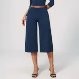 WS5555-7 · Badge Blue Badge Blue Women's Brushed Yoga Workout Shorts High Waist Relaxed