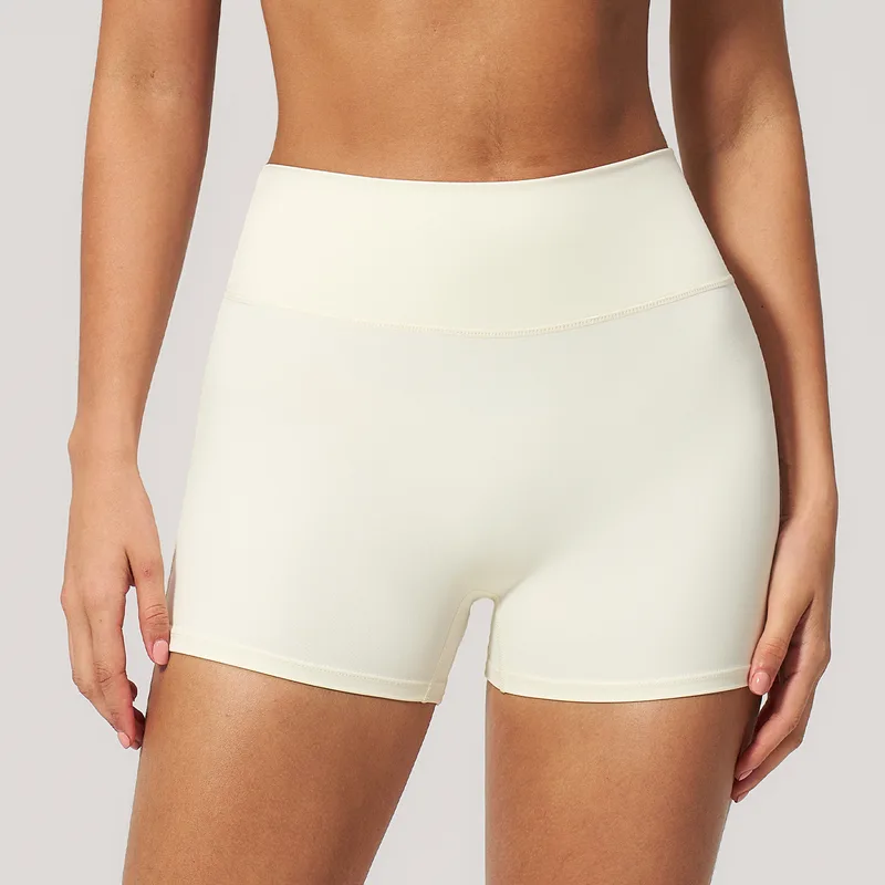Women's Running Yoga Shorts Brushed Bare Feel Fitted