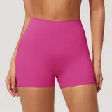 WS5555B-5 · Millennial Pink Millennial Pink Women's Running Yoga Shorts Brushed Bare Feel Fitted