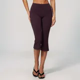 WS9616-5 · Ink Purple Ink Purple Women's Brushed Fitness Yoga Workout Shorts Capri Length