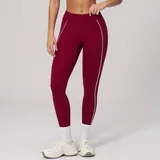 Retro Red Women's Yoga Fitness Supportive Sports Bra Backless Cutout