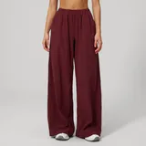 Cherry Red Women's Cooling High Waist Yoga Leggings Quick Dry