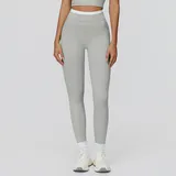 YL3129-5 · Clay Grey Clay Grey Women's Running High Waist Yoga Leggings Bare Feel