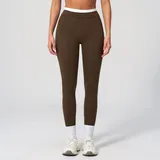 Coffee Brown Women's Running High Waist Yoga Leggings Bare Feel