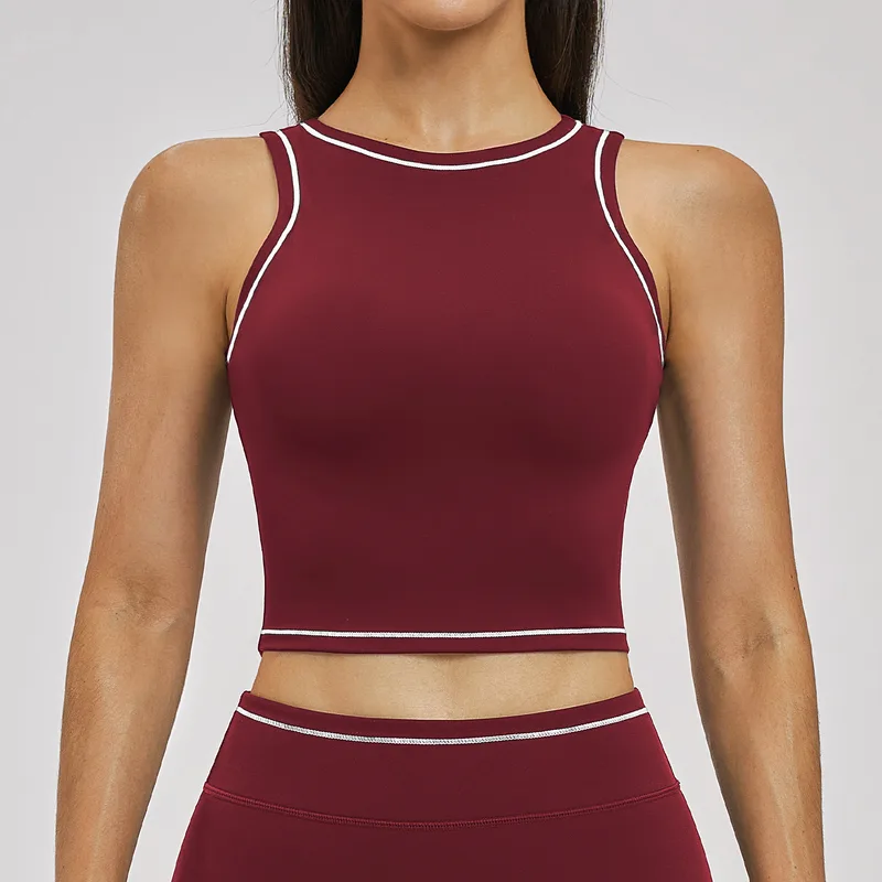 Women's Running Yoga Training Supportive Sports Bra Tank