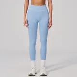 Light Blue Women's High Waist Yoga Leggings High Waist Fitted