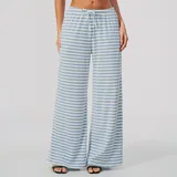 YL4556-3 · Pale Blue White Pale Blue White Women's Slimming Fitness High Waist Yoga Leggings Relaxed