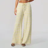 YL4556-4 · Mustard White Mustard White Women's Slimming Fitness High Waist Yoga Leggings Relaxed