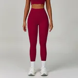 YL6116-8 · Rose Red Rose Red Women's Running High Waist Yoga Leggings High Waist