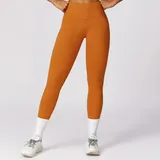 YL8455-3 · Earl Orange Earl Orange Fitted Women's High Waist Yoga Leggings High Waist