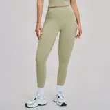 Moss Green Fitted Women's High Waist Yoga Leggings High Waist
