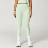 YL9238-1 · Light Fruit Green Light Fruit Green Women's High Waist Yoga Leggings Fitted Running