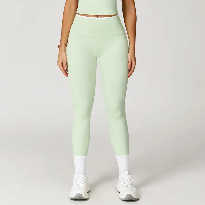Women's High Waist Yoga Leggings Fitted Running