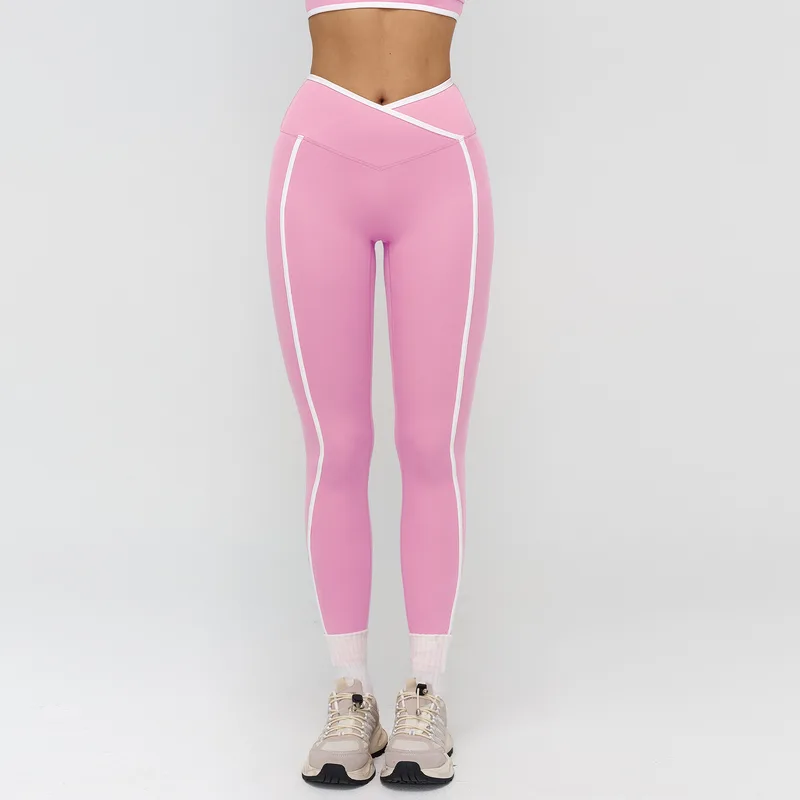 Women's High Waist Yoga Leggings Running Bare Feel