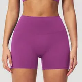 Mulberry Purple Women's Stretch Fitted Yoga Activewear Set High Waist