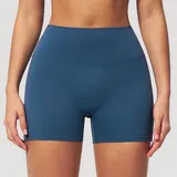 YS2036-5 · Dark Blue Dark Blue Women's Stretch Fitted Yoga Activewear Set High Waist