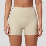 Rice Apricot Women's Stretch Fitted Yoga Activewear Set High Waist