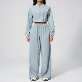 Sky Blue Outdoor Women's High Waist Yoga Leggings Quick Dry
