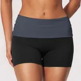 Jet Black Women's High Waist Yoga Leggings Fitness Workout Tank