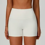YS3093-1 · Cream Apricot Cream Apricot Women's Ribbed Running Yoga Set 3 Piece Slimming