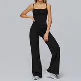 YS3127-5 · Jet Black Jet Black Slimming Running Women's Yoga Activewear Set Quick Dry