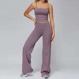 YS3127-7 · Bean Paste Purple Bean Paste Purple Slimming Running Women's Yoga Activewear Set Quick Dry