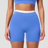 YS3129-7 · Sky Blue Sky Blue Women's Ribbed Fitness Yoga Activewear Set Bare Feel