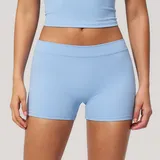 YS3560-3 · Clear Sky Blue Clear Sky Blue Women's Brushed Yoga Activewear Set Low Rise Fitted