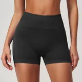 YS3595-2 · Jet Black Jet Black Women's Seamless Performance Yoga Activewear Set High Waist