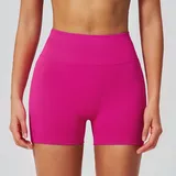 YS3595-3 · Hot Rose Pink Hot Rose Pink Women's Seamless Performance Yoga Activewear Set High Waist