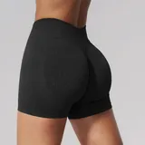 YS3597-2 · Jet Black Jet Black Women's Seamless Yoga Yoga Set Halter Neck Backless